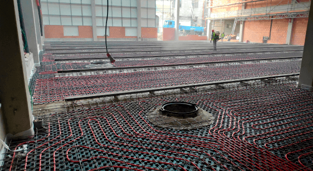 piso radiante giacomini fábrica monteiro ribas