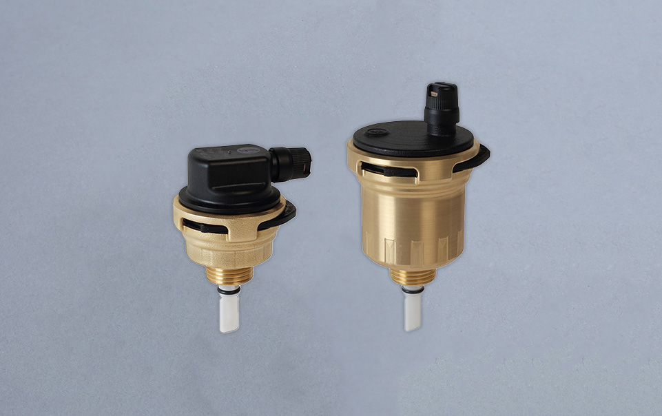 Purgadores de ar automáticos com filtro integrado e ventilação ajustável
